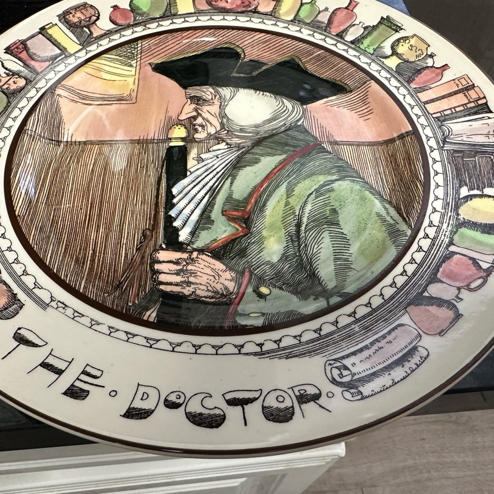 Royal Dalton, the doctor plate. Excellent condition. - Picture 2 of 4
